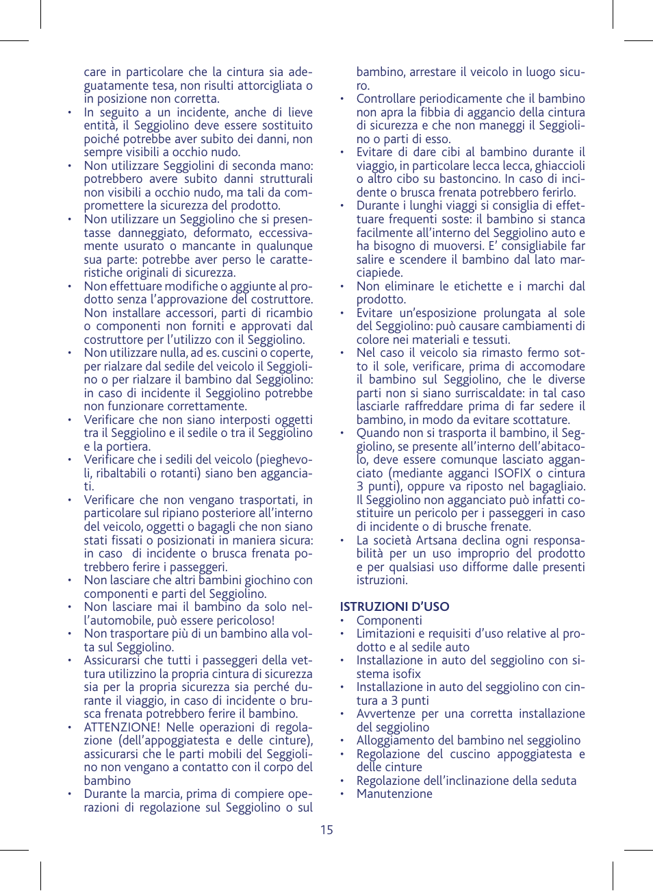 Chicco KeyFit 30 User Manual | Page 15 / 136