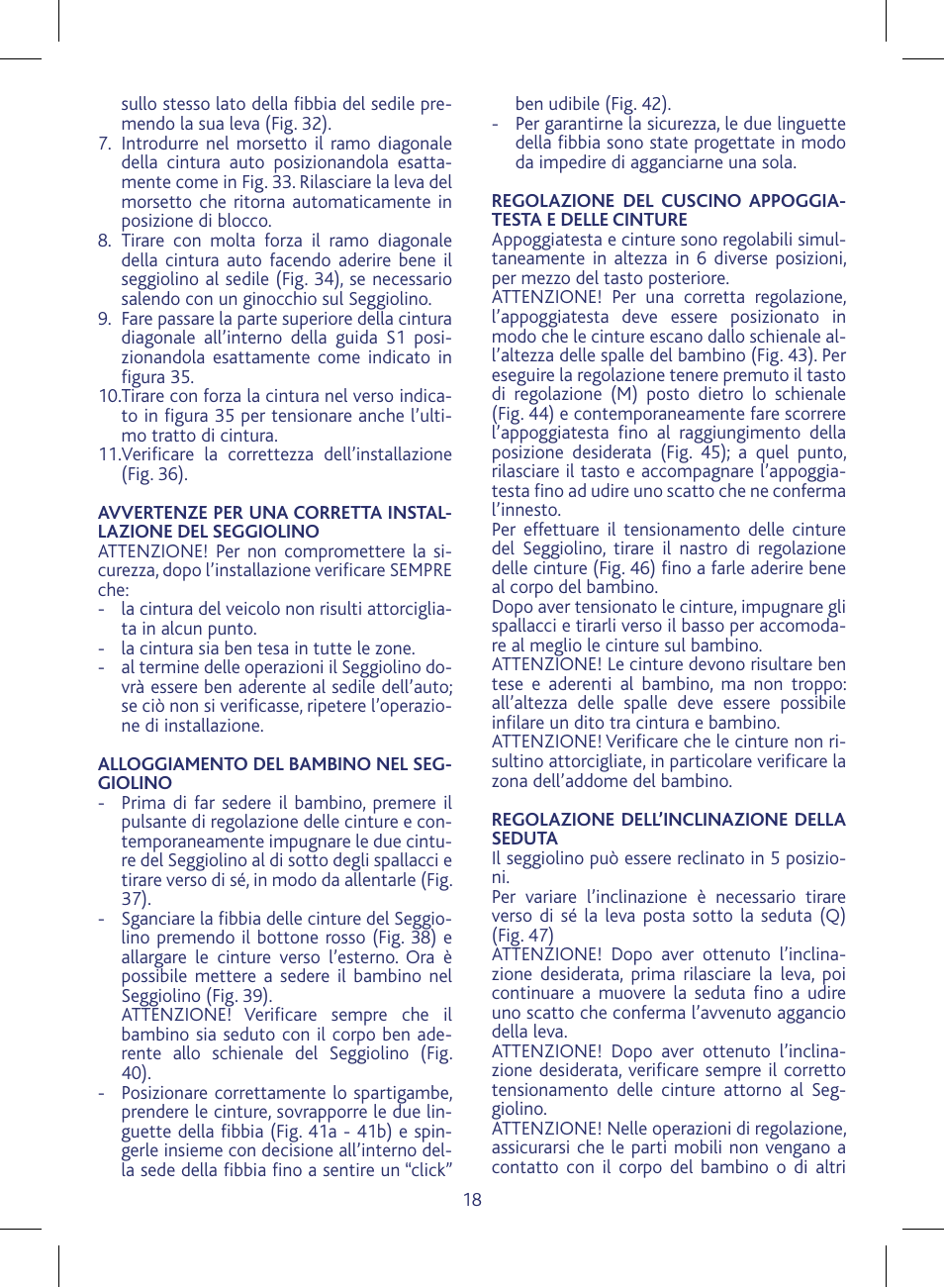 Chicco KeyFit 30 User Manual | Page 18 / 136