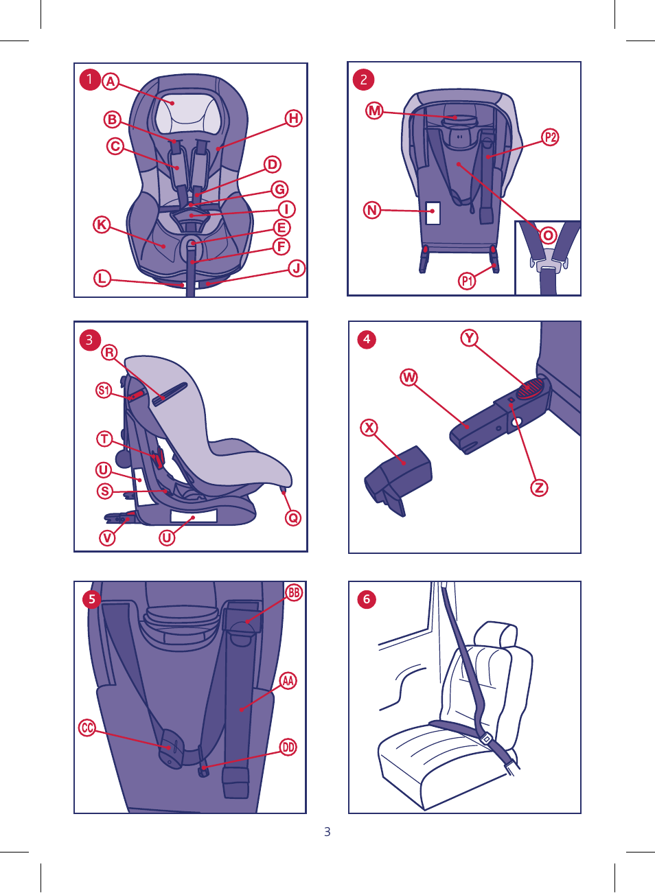 Chicco KeyFit 30 User Manual | Page 3 / 136