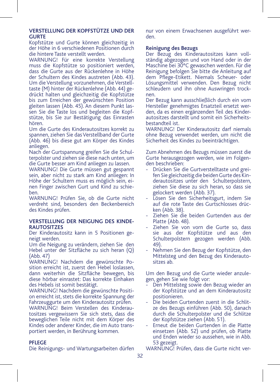 Chicco KeyFit 30 User Manual | Page 32 / 136