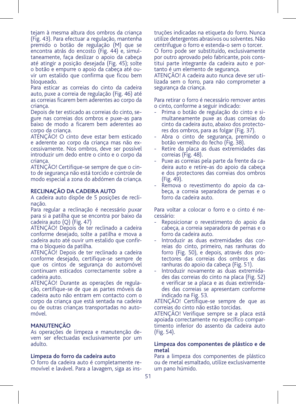Chicco KeyFit 30 User Manual | Page 51 / 136