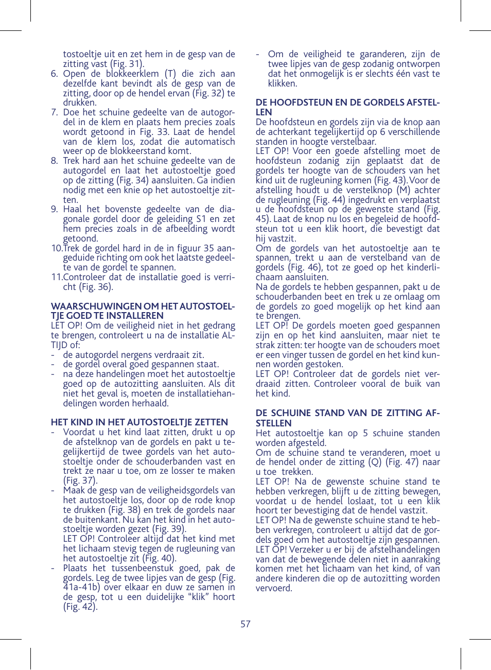 Chicco KeyFit 30 User Manual | Page 57 / 136