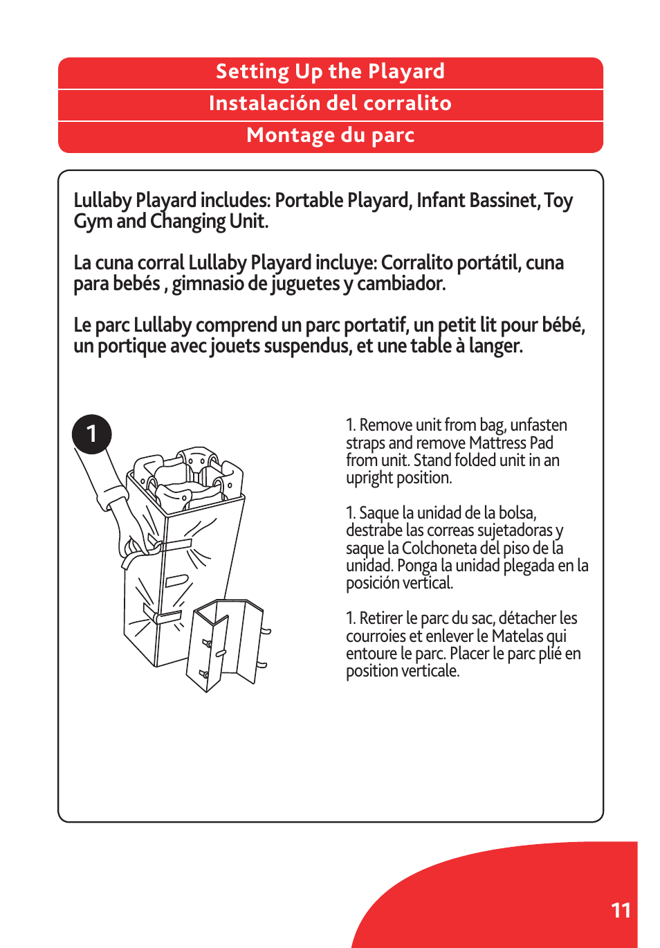 Chicco Lullaby LX/SE User Manual | Page 11 / 56