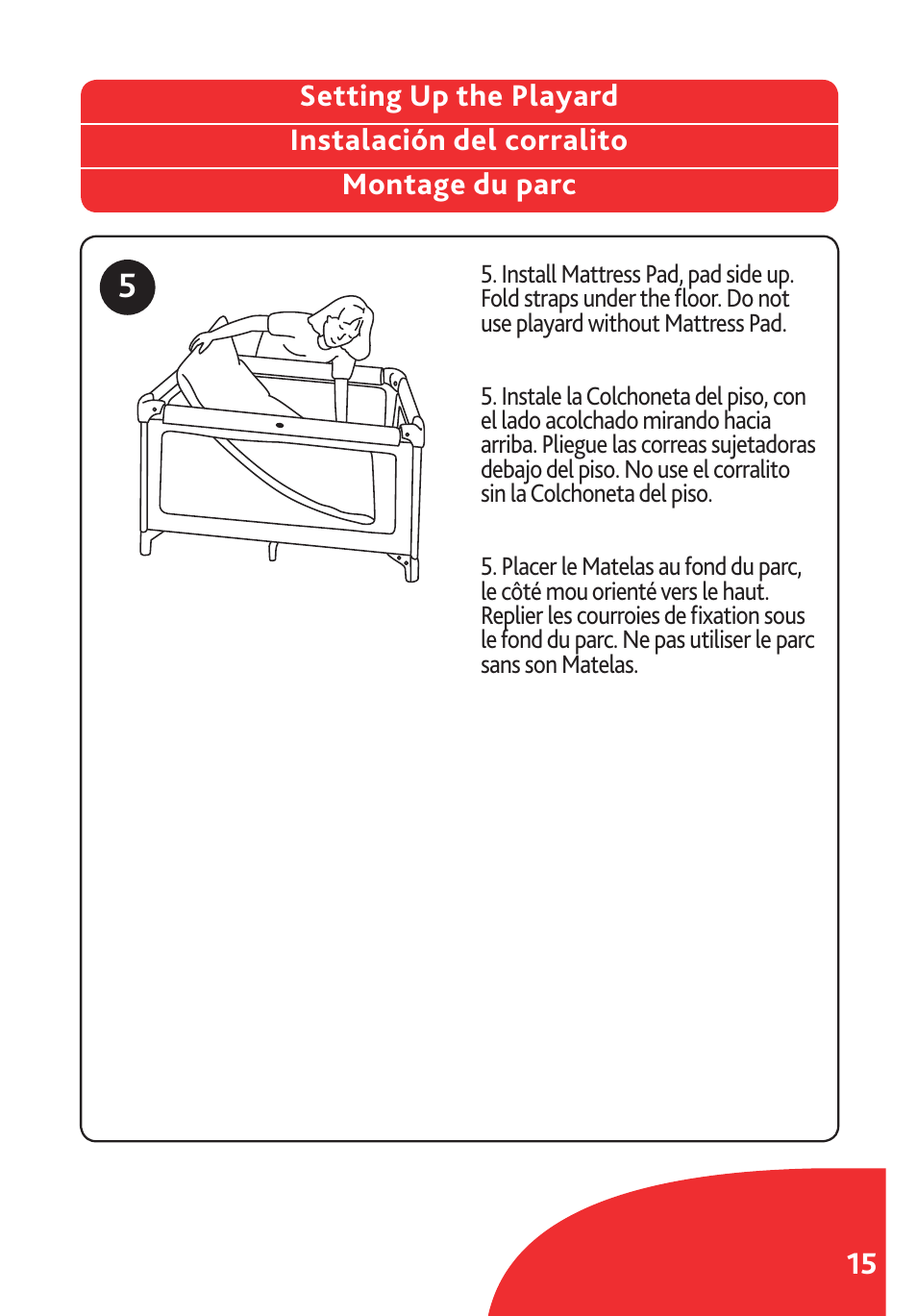 Chicco Lullaby LX/SE User Manual | Page 15 / 56