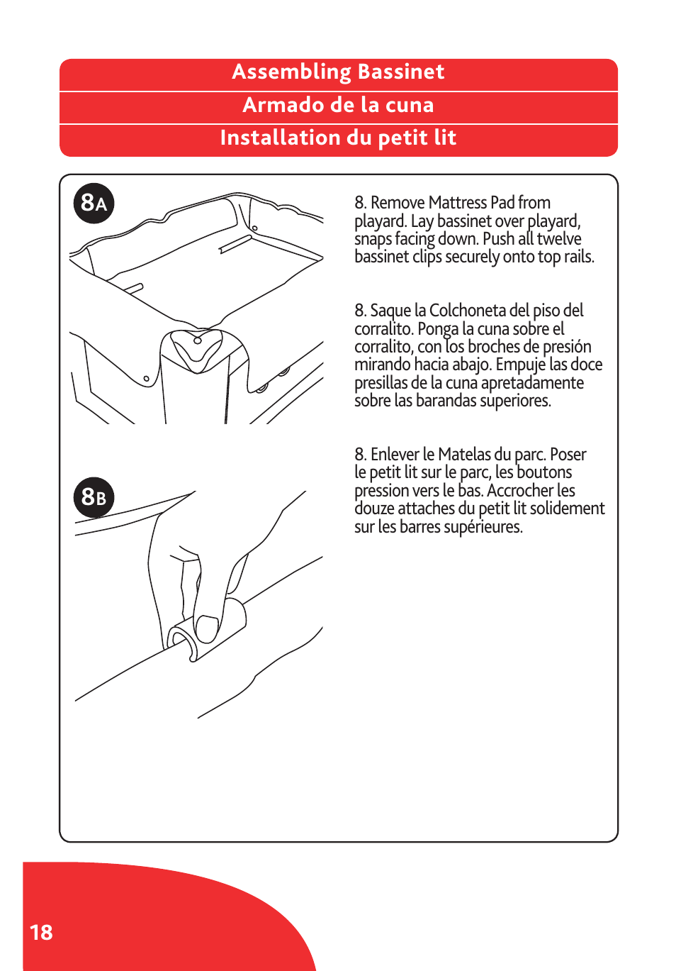 Chicco Lullaby LX/SE User Manual | Page 18 / 56