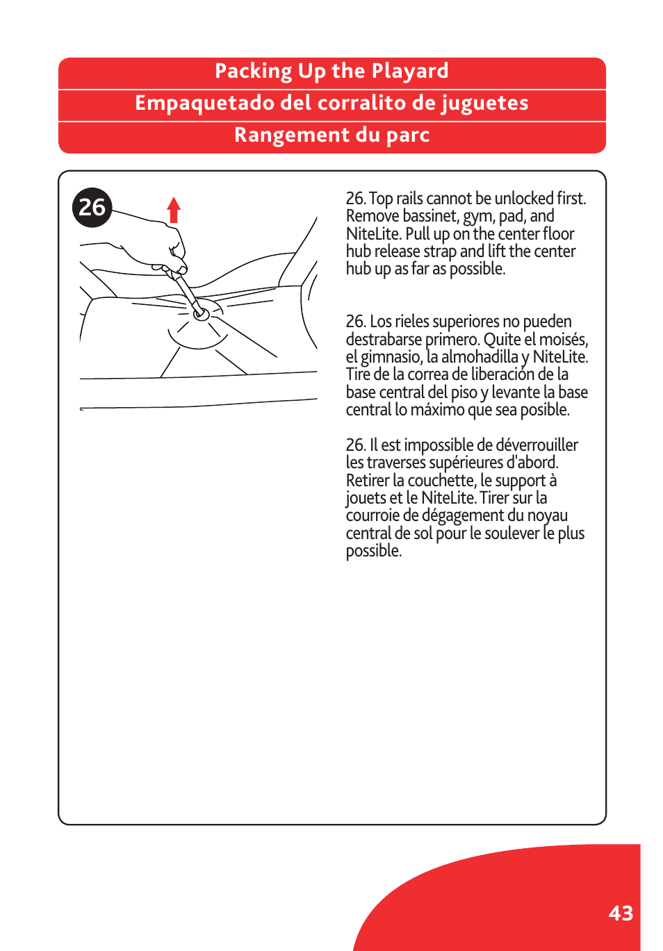 Chicco Lullaby LX/SE User Manual | Page 43 / 56