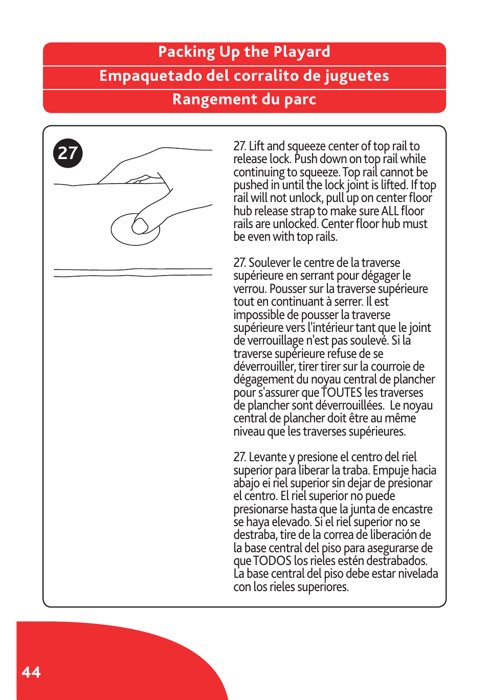 Chicco Lullaby LX/SE User Manual | Page 44 / 56