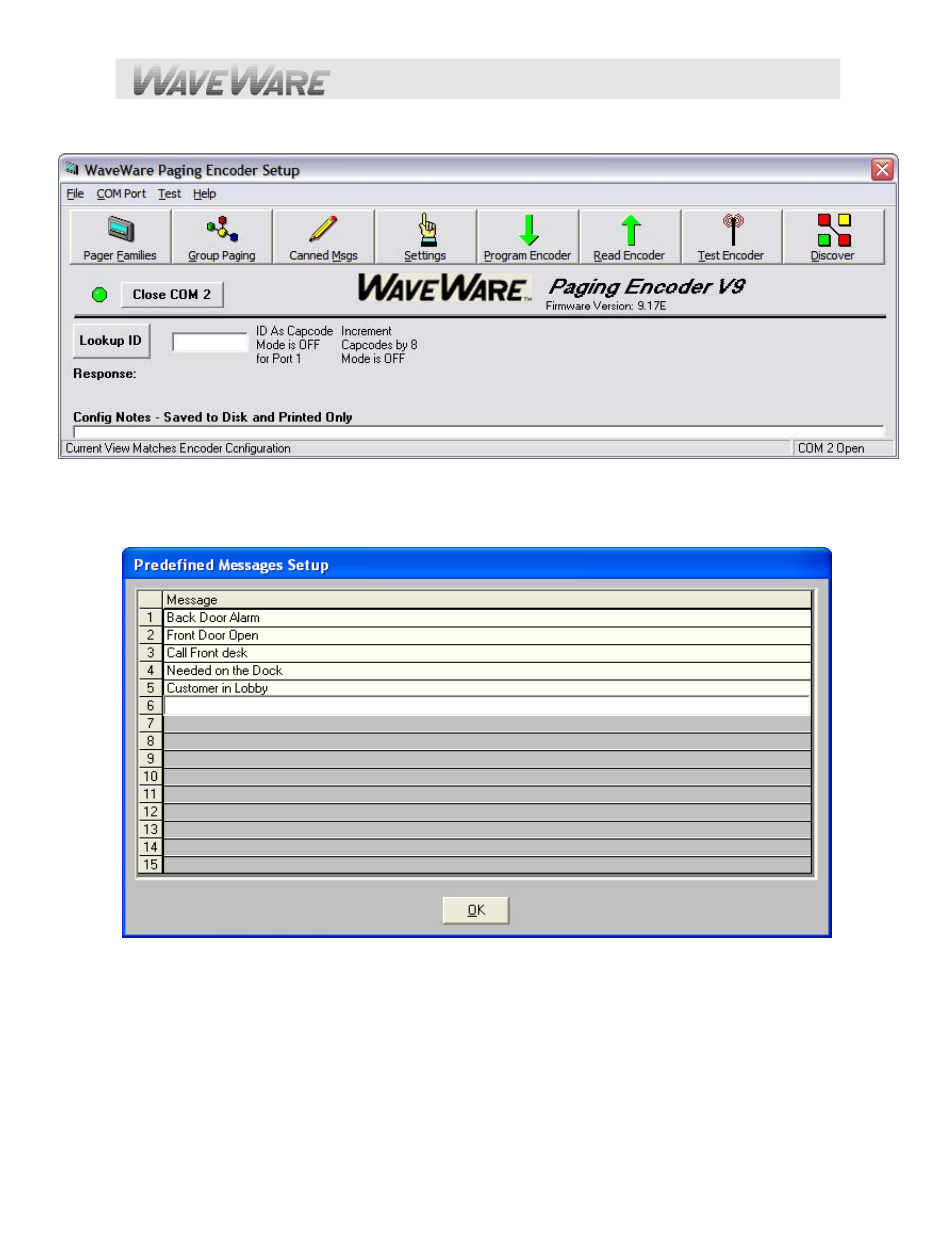 WaveWare SPS-5 v9E User Manual | Page 20 / 59