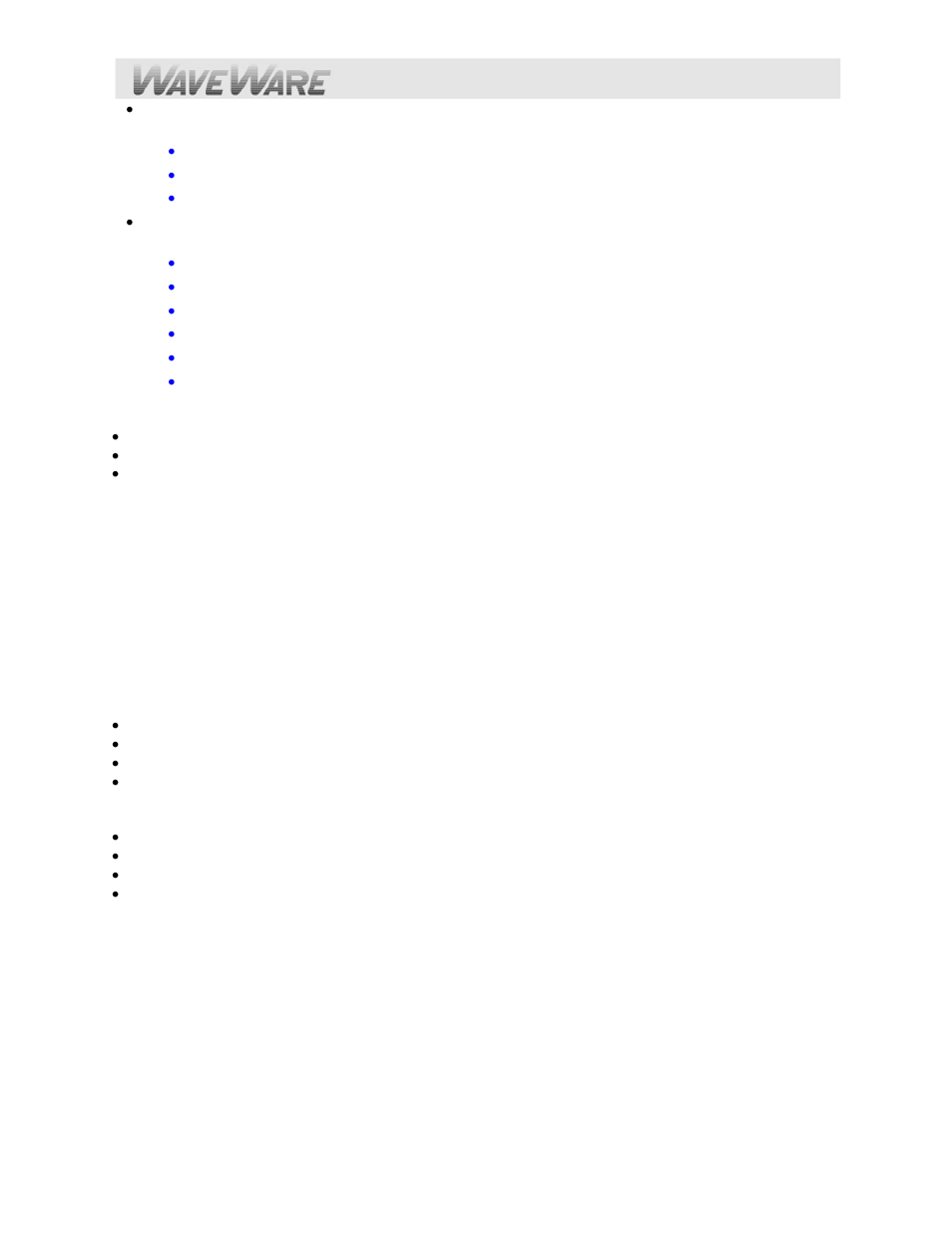 WaveWare SPS-5 v9E User Manual | Page 5 / 59