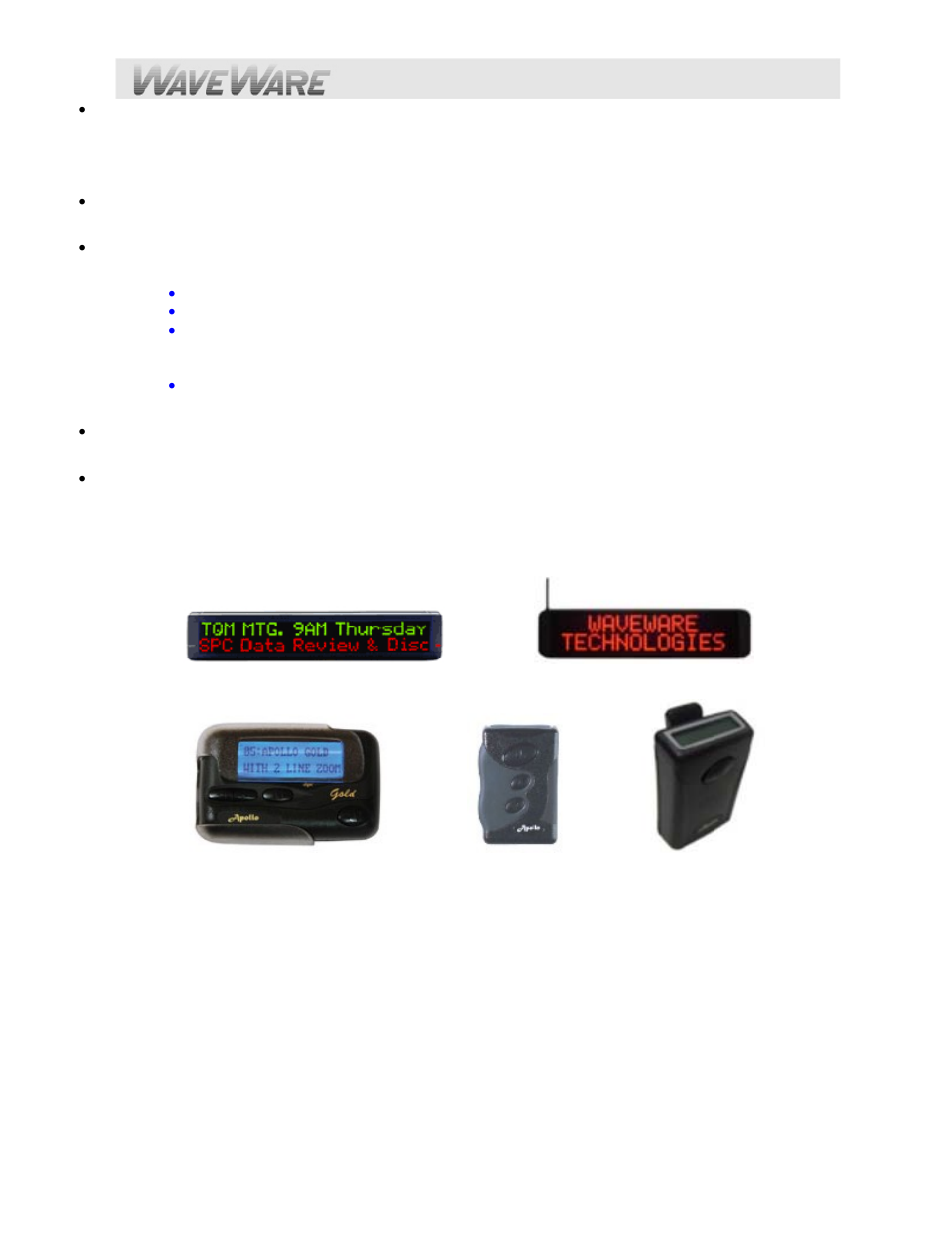 Paging system operation | WaveWare SPS-5 v9E User Manual | Page 8 / 59