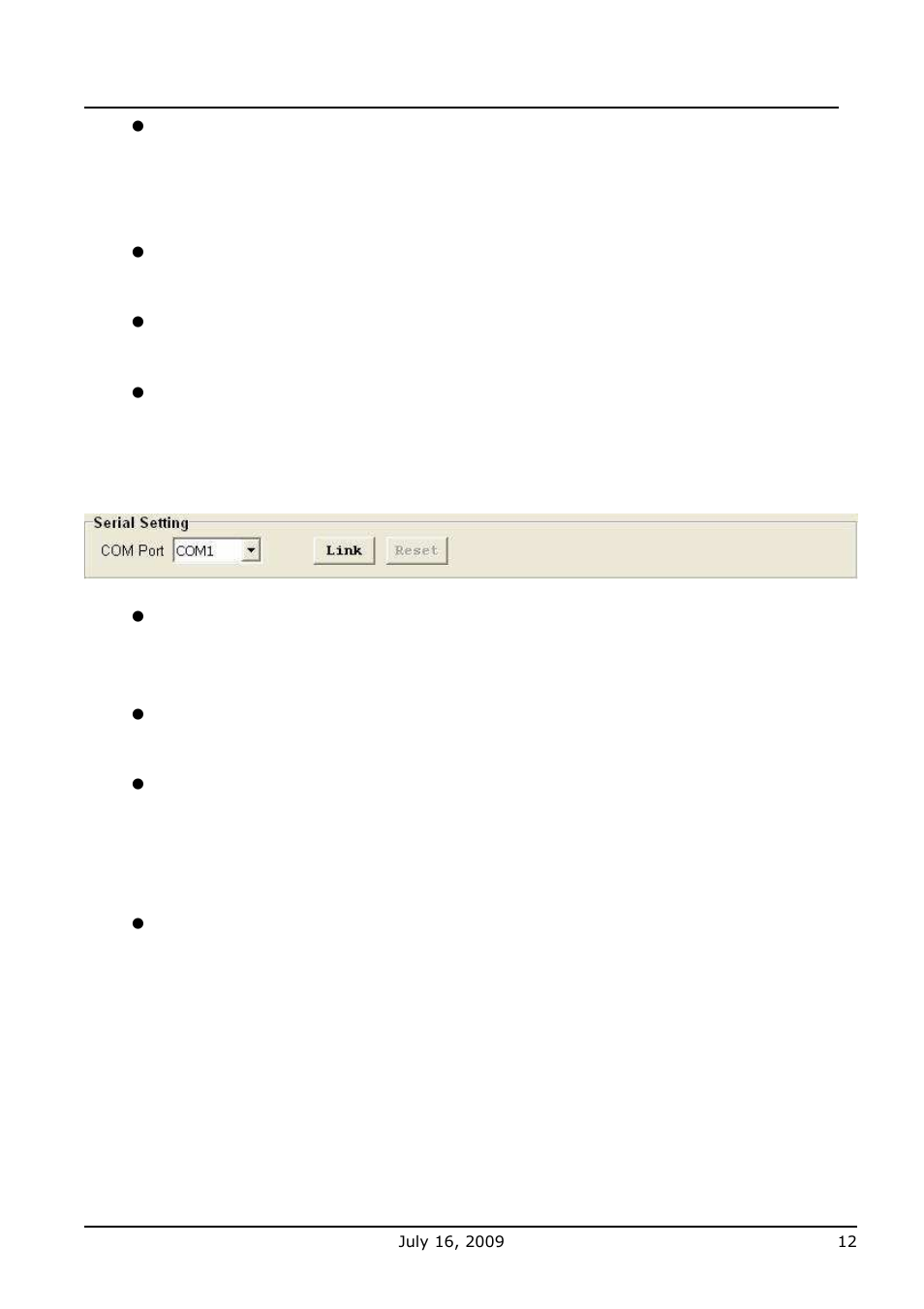 Serial setting, Frequency | WaveWare Repeater User Manual | Page 14 / 18