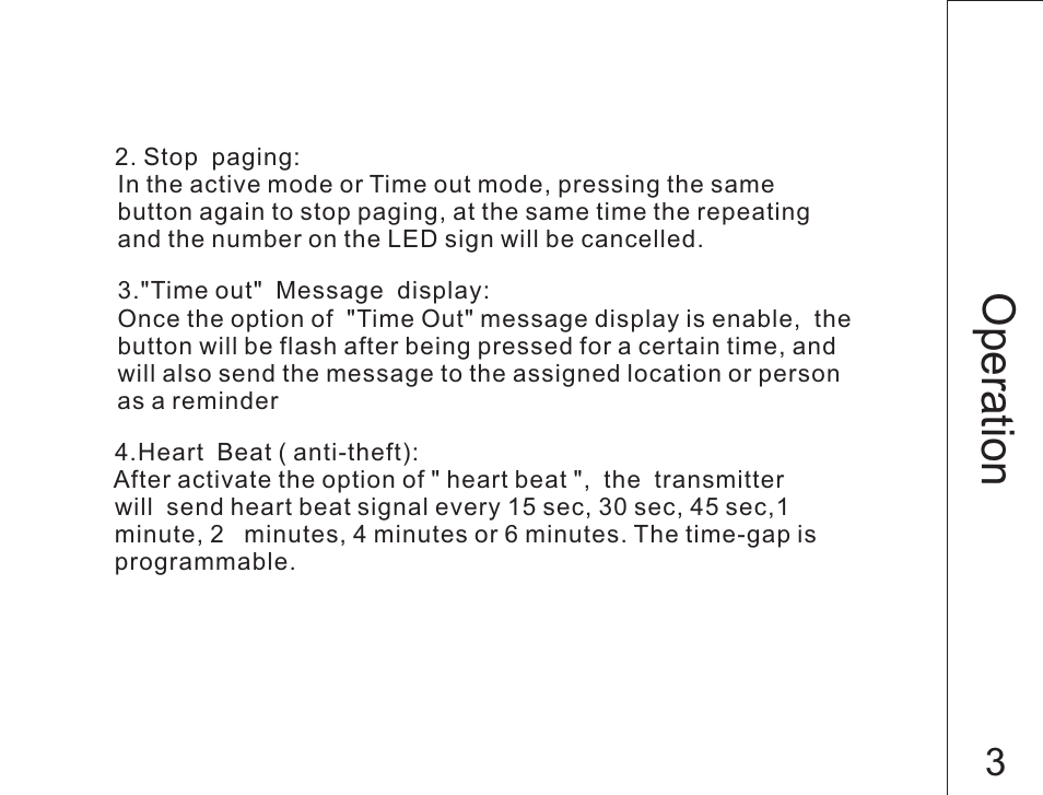 Op e ra t n io | WaveWare Apollo TE-300 User Manual | Page 4 / 14