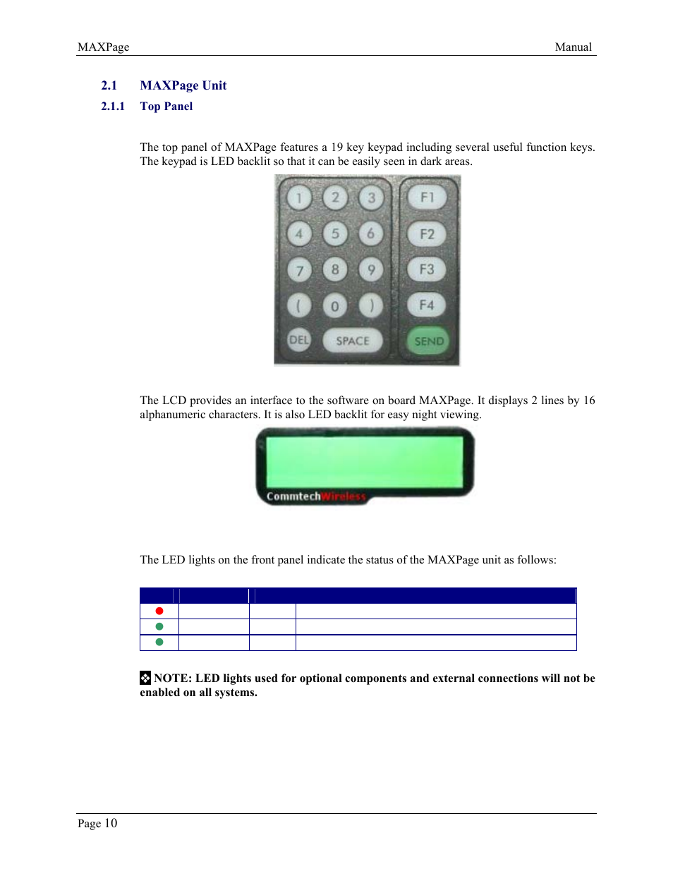 WaveWare CommTech MaxPage User Manual | Page 10 / 84