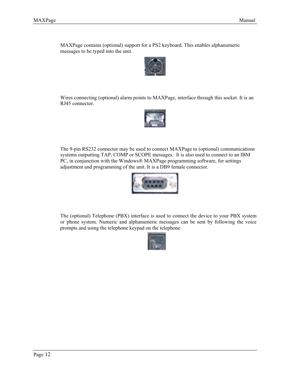 WaveWare CommTech MaxPage User Manual | Page 12 / 84