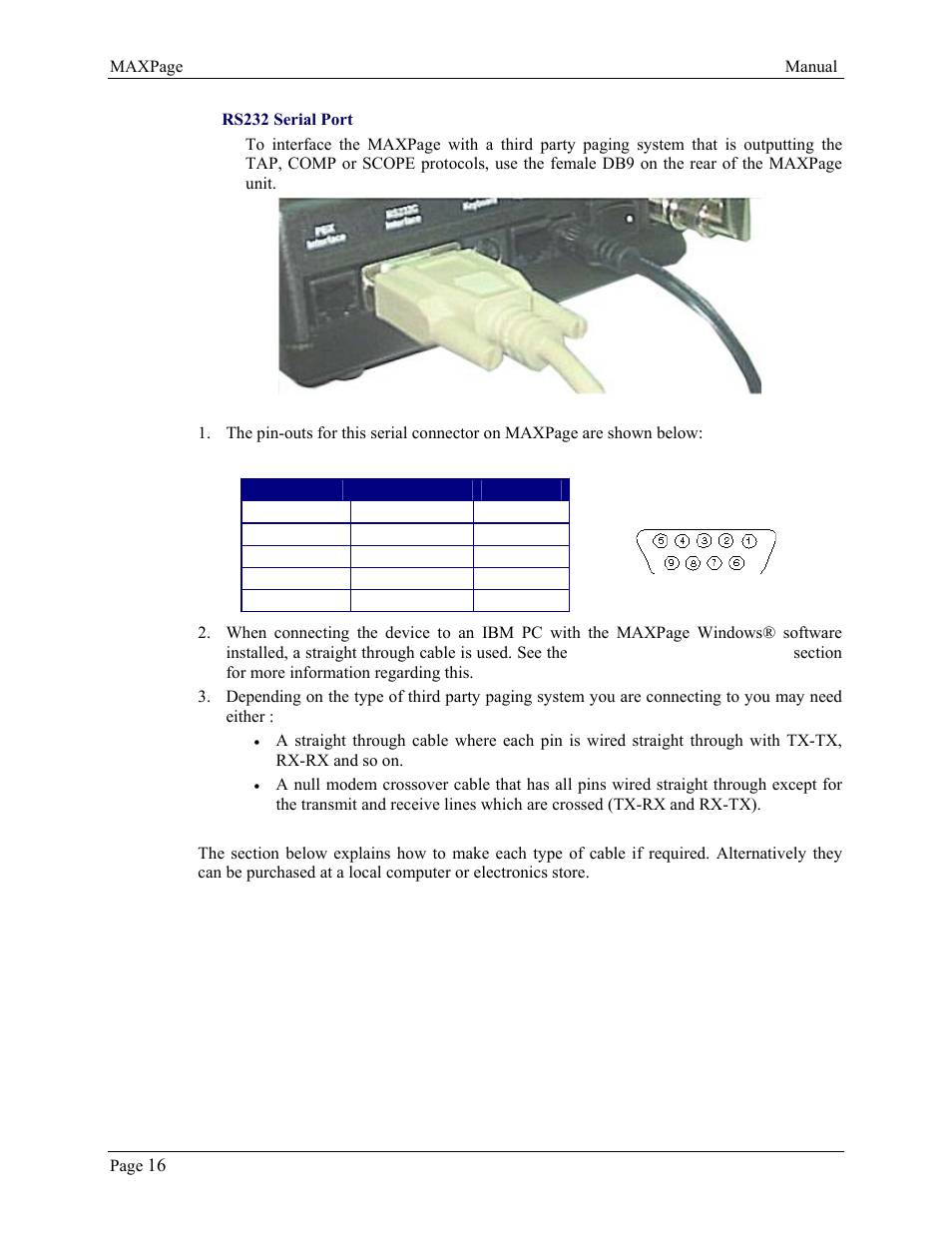 WaveWare CommTech MaxPage User Manual | Page 16 / 84