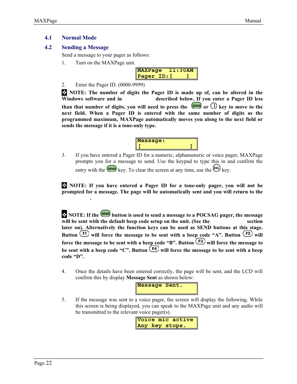 WaveWare CommTech MaxPage User Manual | Page 22 / 84