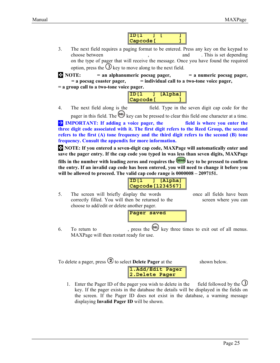WaveWare CommTech MaxPage User Manual | Page 25 / 84