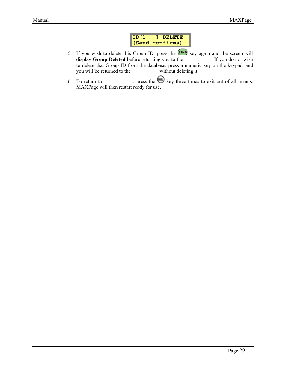 WaveWare CommTech MaxPage User Manual | Page 29 / 84