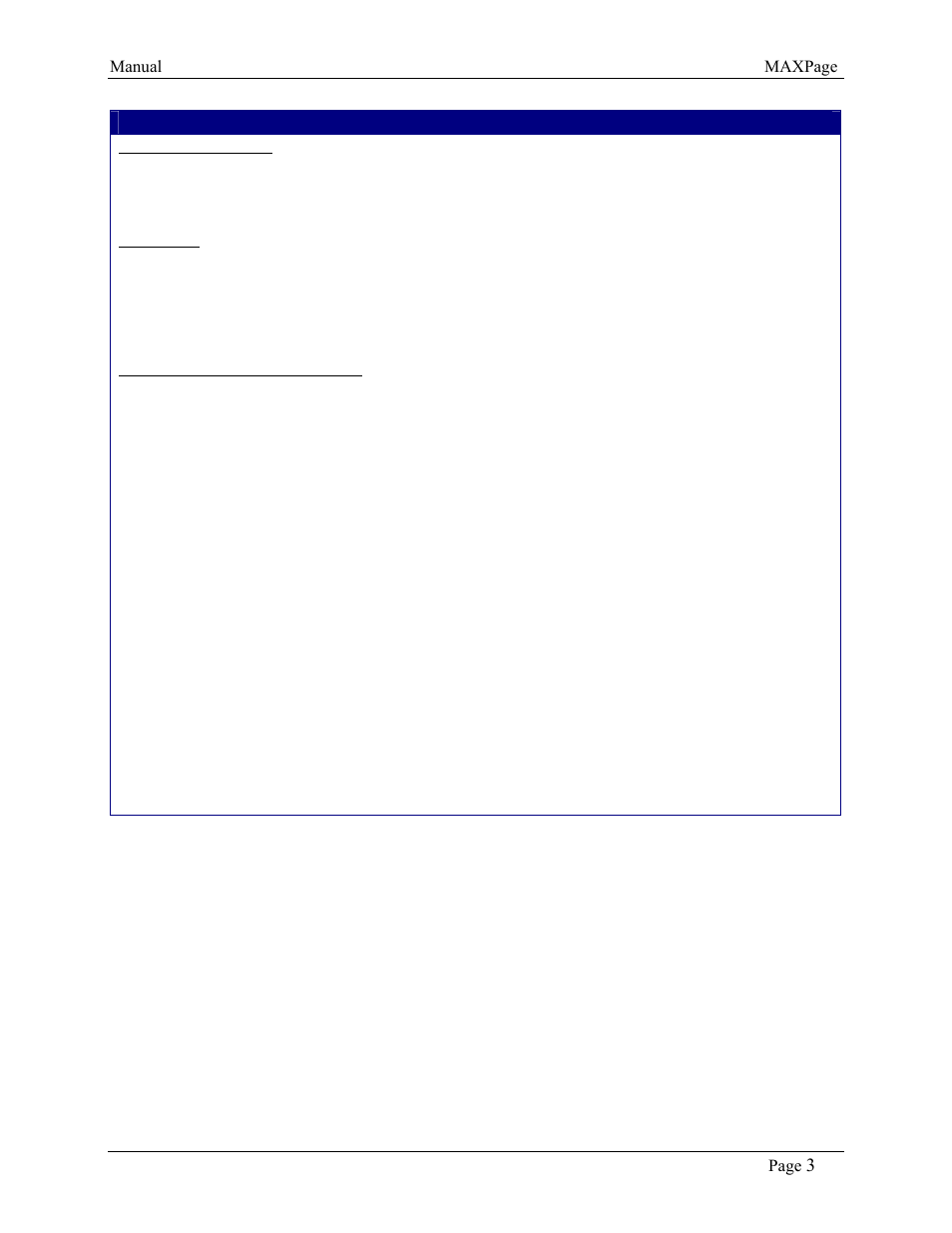 WaveWare CommTech MaxPage User Manual | Page 3 / 84