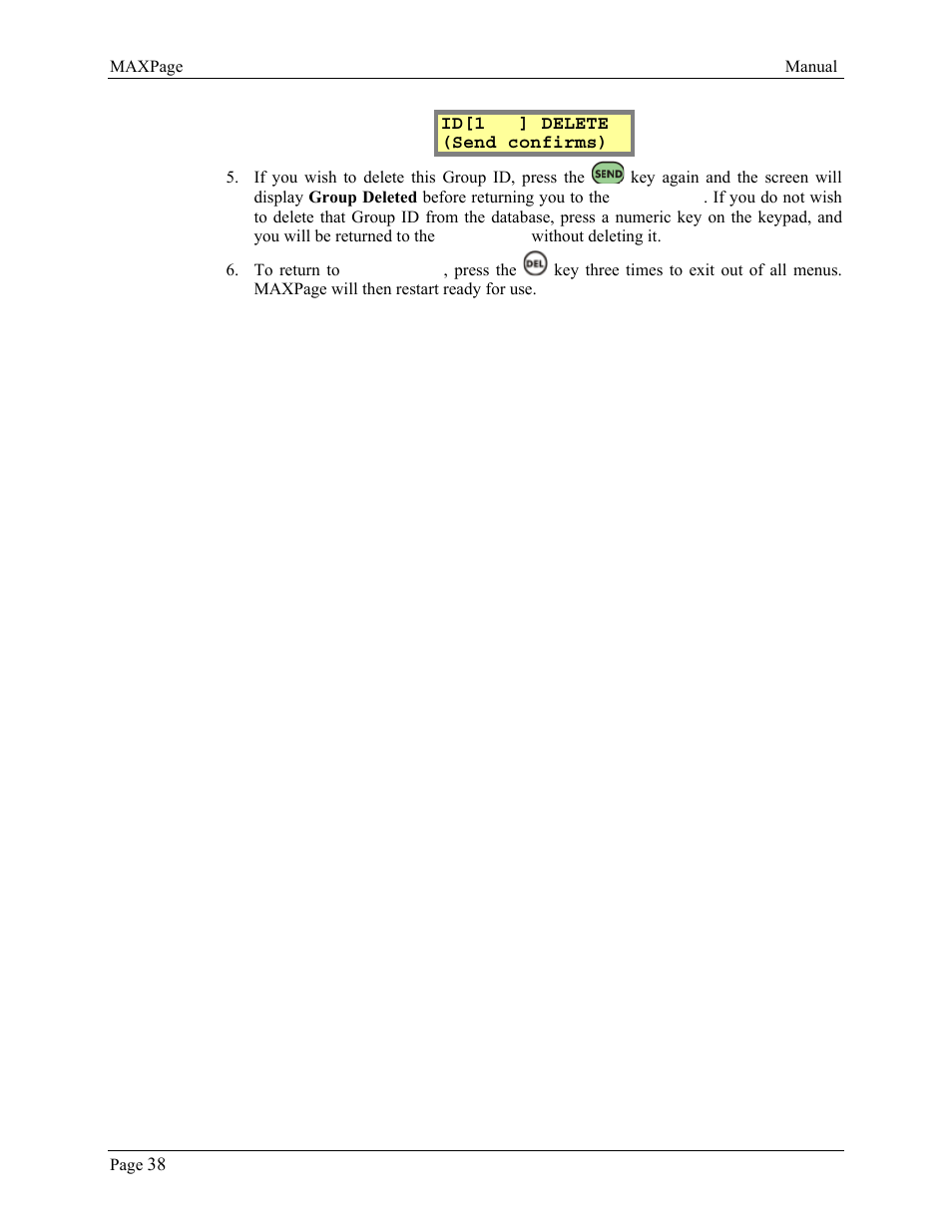 WaveWare CommTech MaxPage User Manual | Page 38 / 84