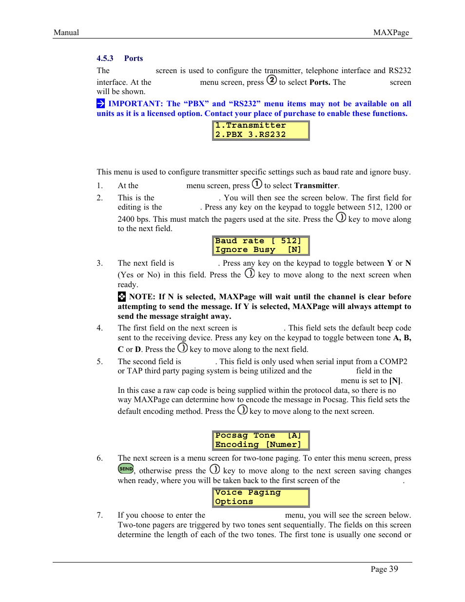 WaveWare CommTech MaxPage User Manual | Page 39 / 84