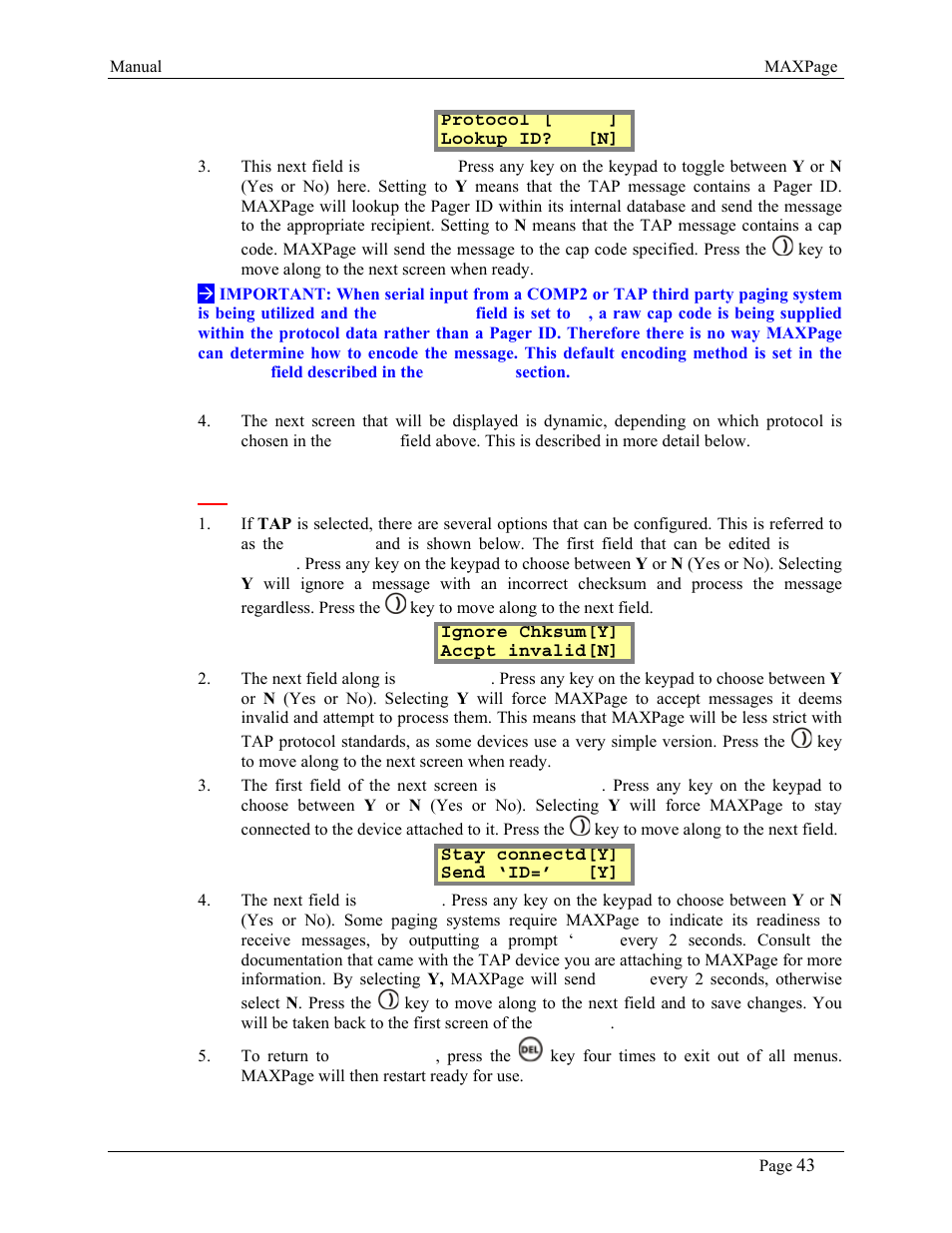 WaveWare CommTech MaxPage User Manual | Page 43 / 84