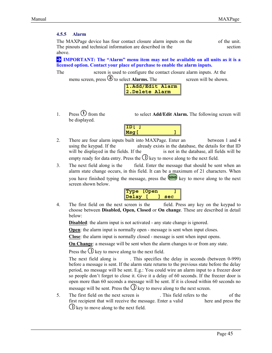 WaveWare CommTech MaxPage User Manual | Page 45 / 84