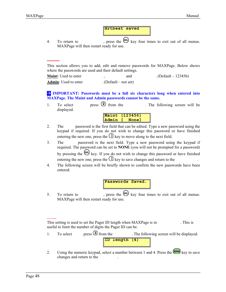 WaveWare CommTech MaxPage User Manual | Page 48 / 84