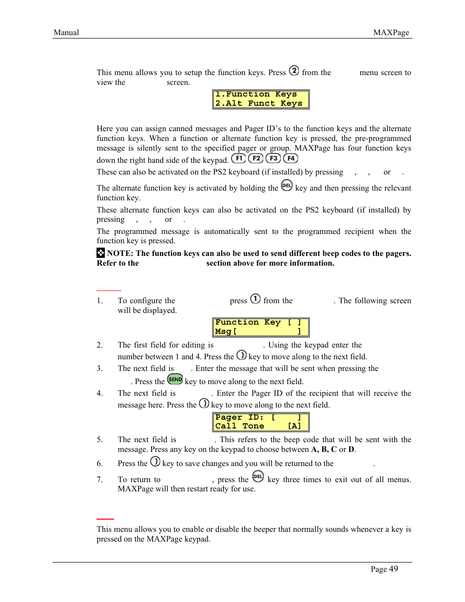 WaveWare CommTech MaxPage User Manual | Page 49 / 84