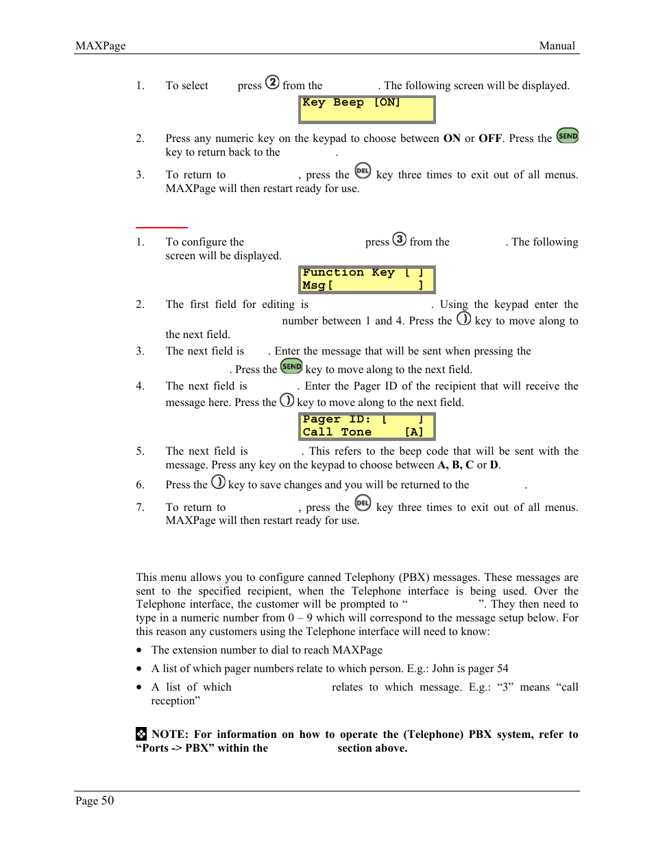 WaveWare CommTech MaxPage User Manual | Page 50 / 84
