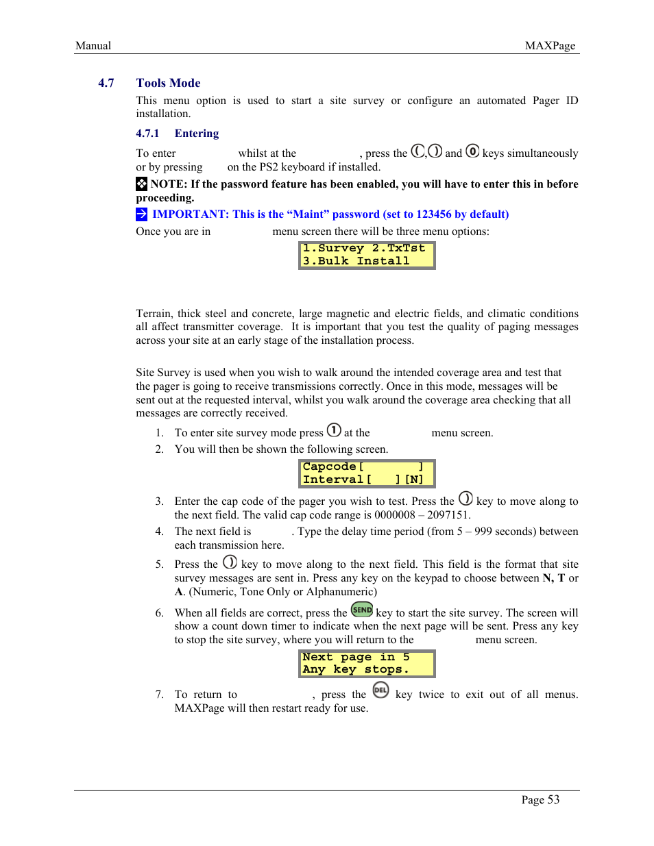 WaveWare CommTech MaxPage User Manual | Page 53 / 84