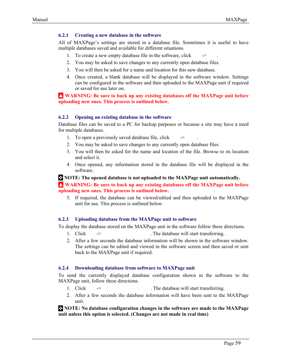 WaveWare CommTech MaxPage User Manual | Page 59 / 84