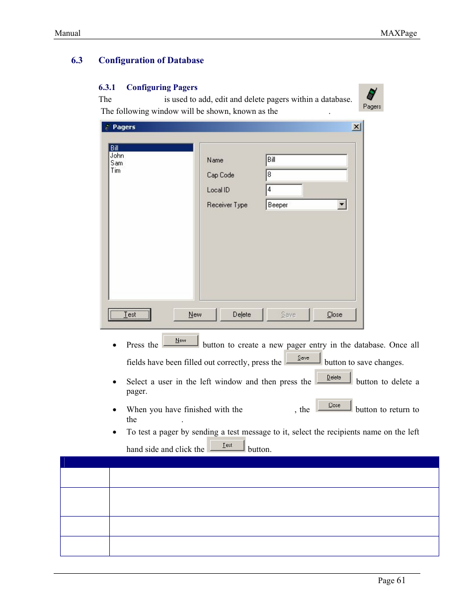 WaveWare CommTech MaxPage User Manual | Page 61 / 84