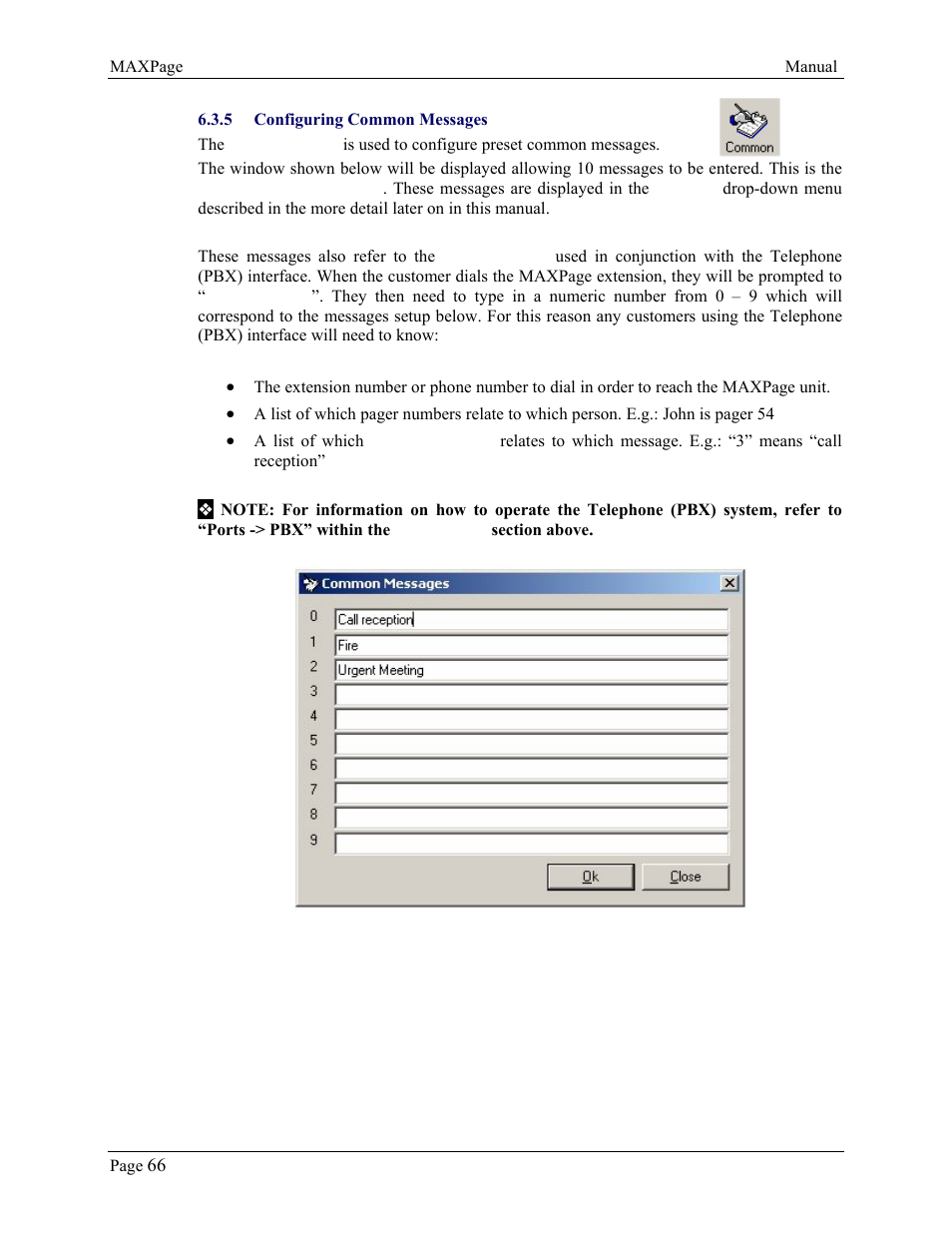WaveWare CommTech MaxPage User Manual | Page 66 / 84