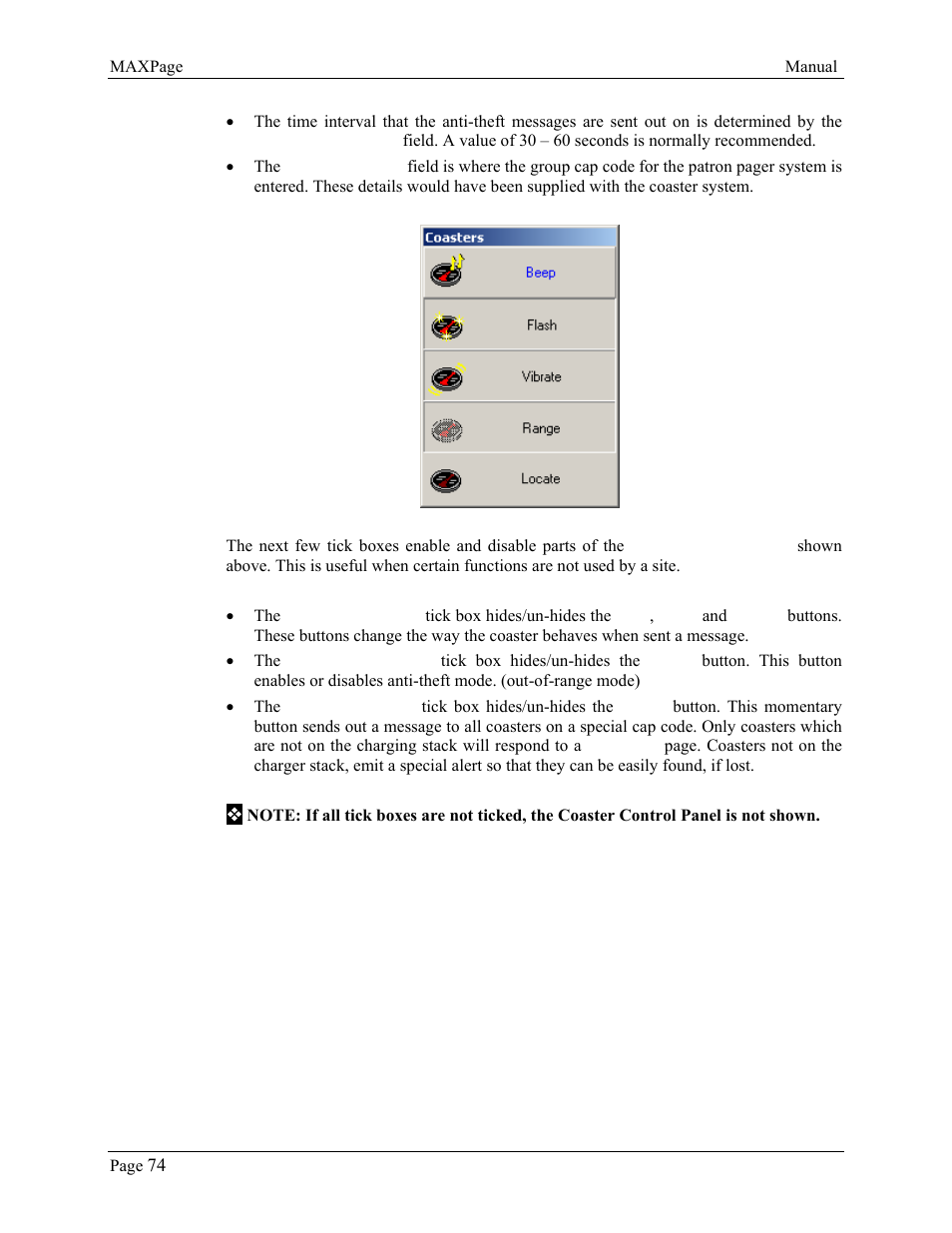 WaveWare CommTech MaxPage User Manual | Page 74 / 84