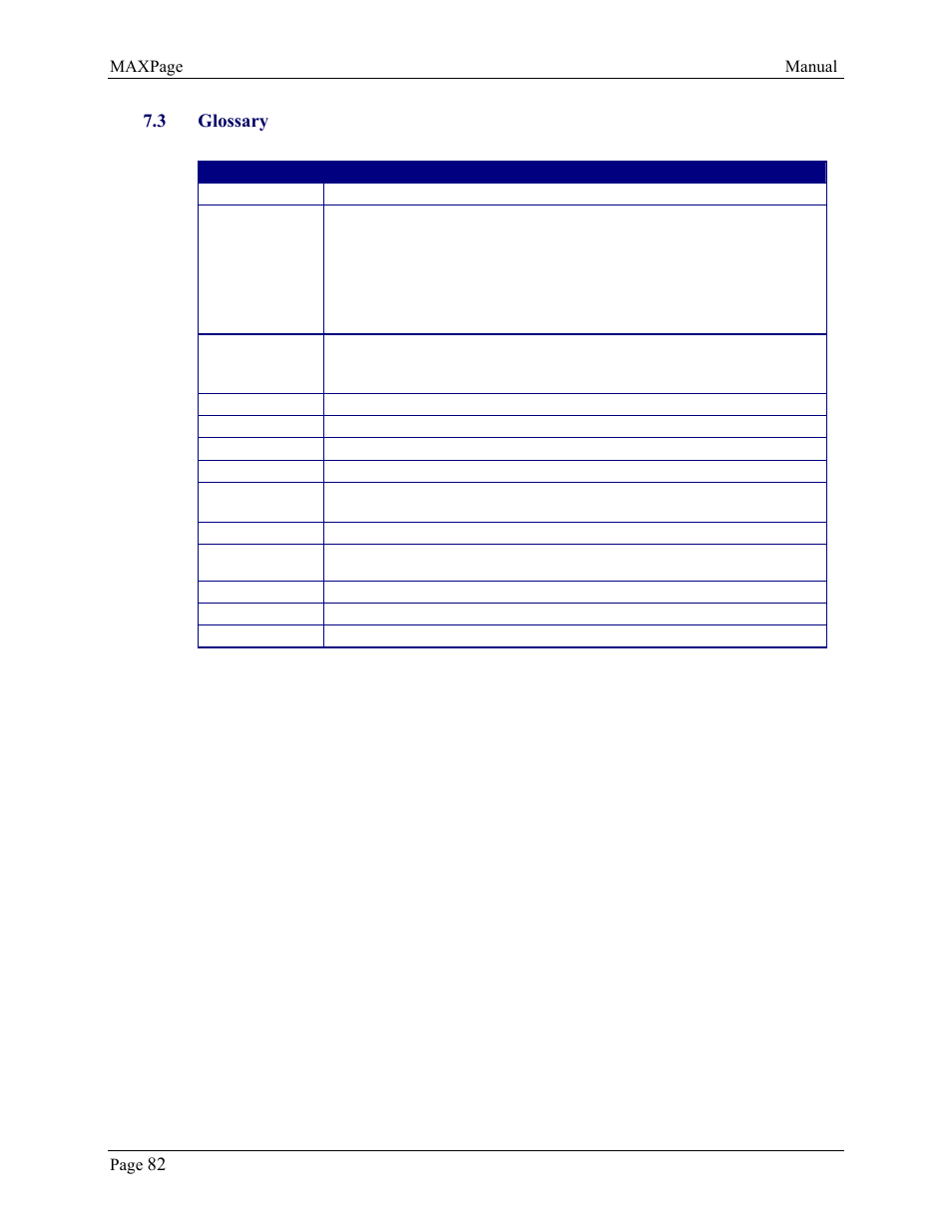WaveWare CommTech MaxPage User Manual | Page 82 / 84