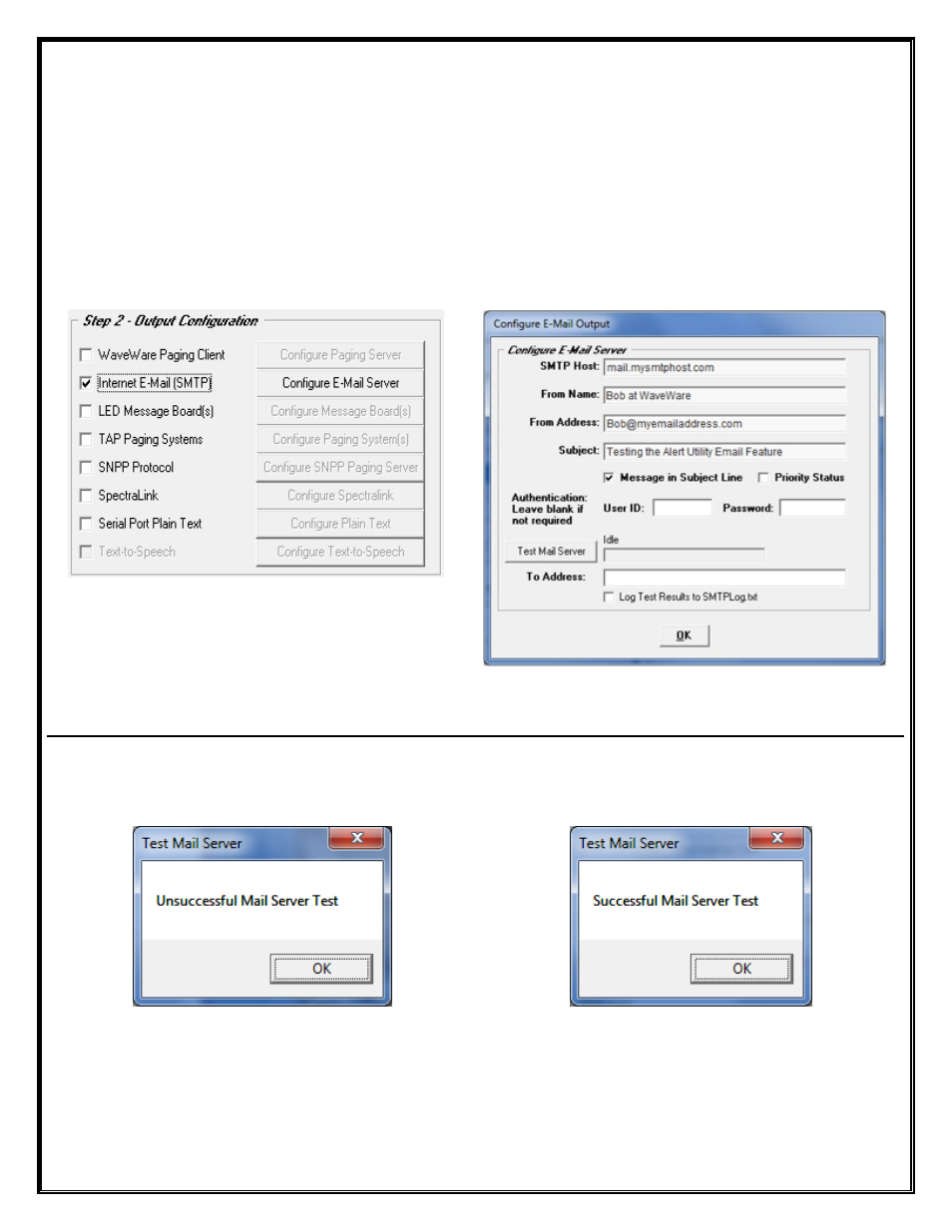 WaveWare Alert Utility User Manual | Page 22 / 52
