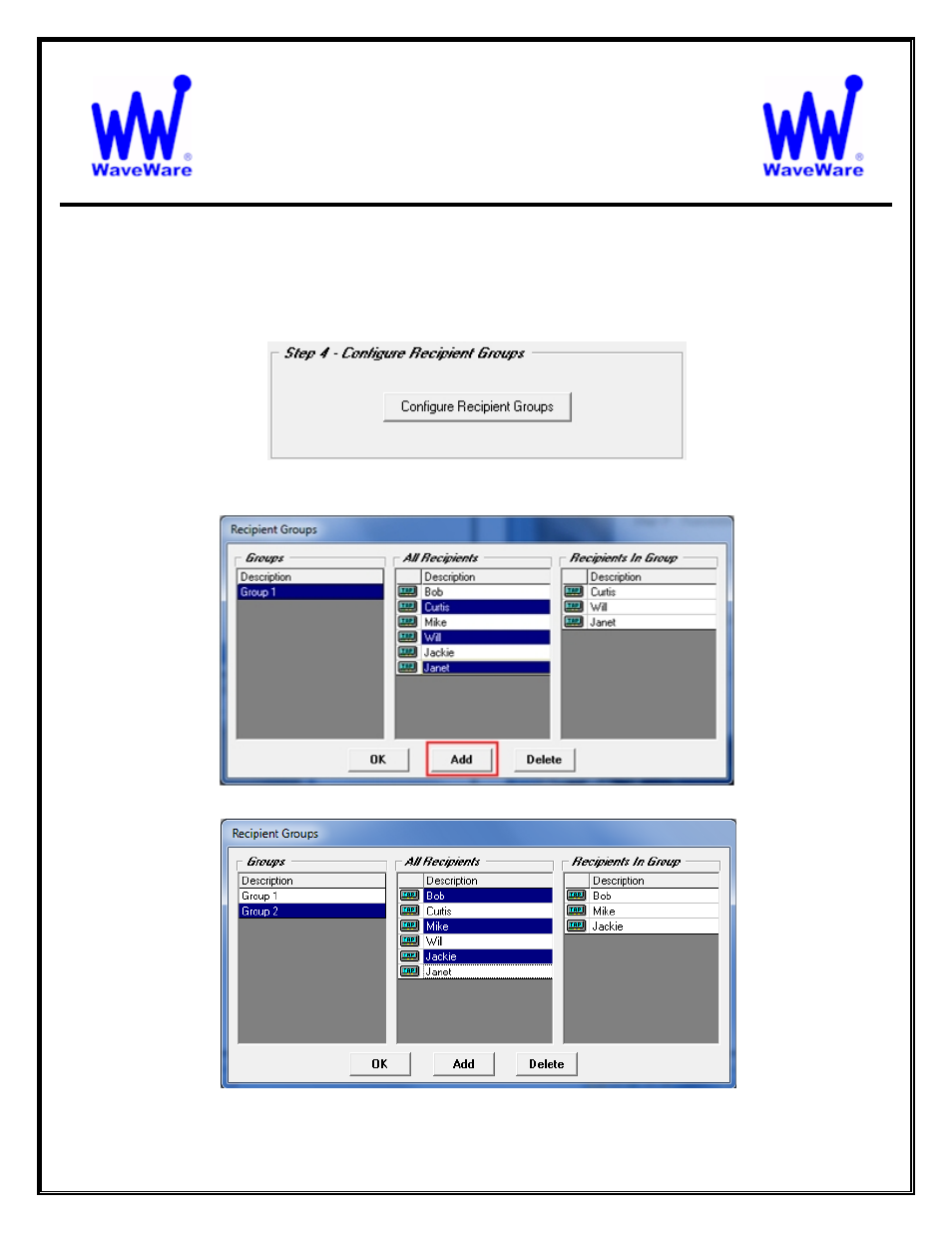 Waveware technologies, inc, Alert utility software | WaveWare Alert Utility User Manual | Page 36 / 52