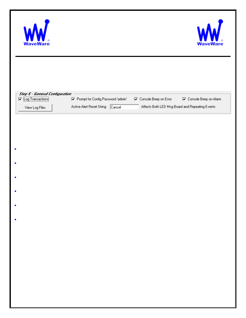 Waveware technologies, inc, Alert utility software, Configuring alert utility software | WaveWare Alert Utility User Manual | Page 45 / 52