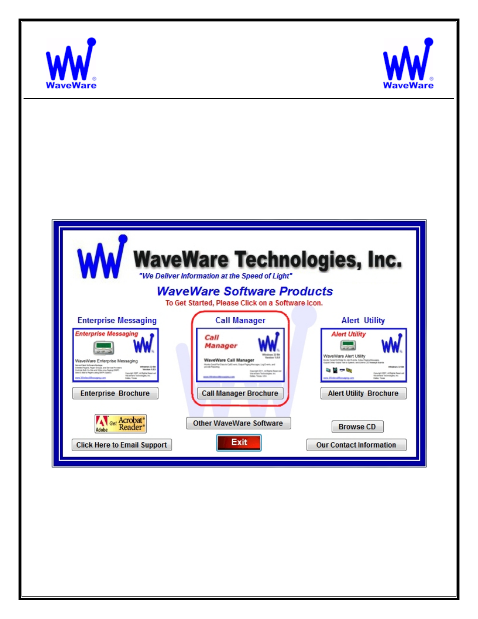 Waveware technologies, inc, Call manager software, Installation and activation | WaveWare Call Manager User Manual | Page 4 / 50
