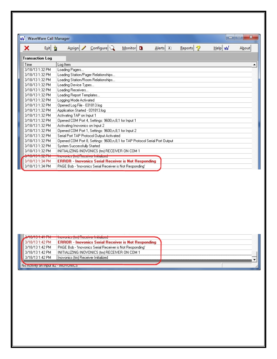 WaveWare Call Manager User Manual | Page 47 / 50