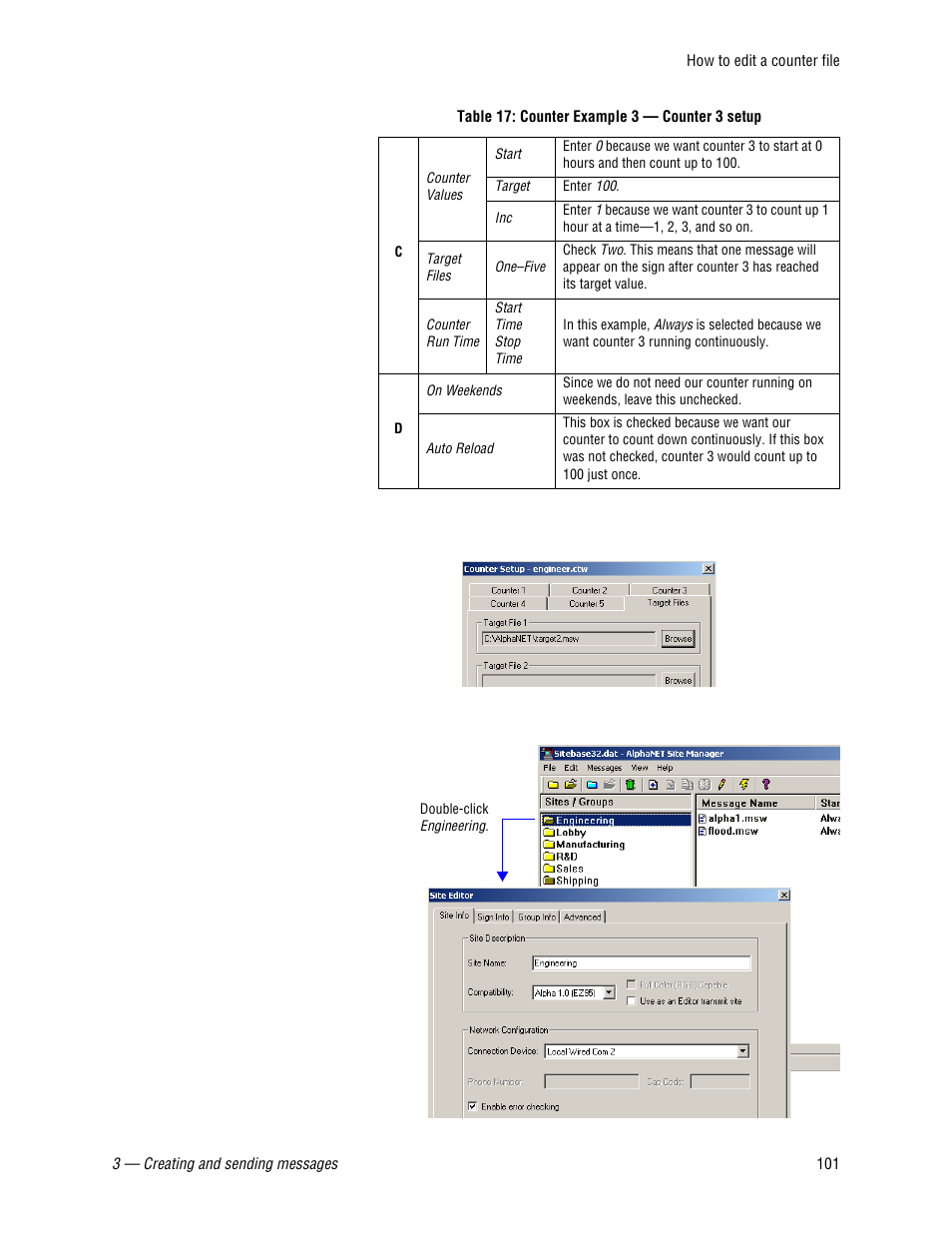 WaveWare Adaptive AlphaNet User Manual | Page 101 / 150