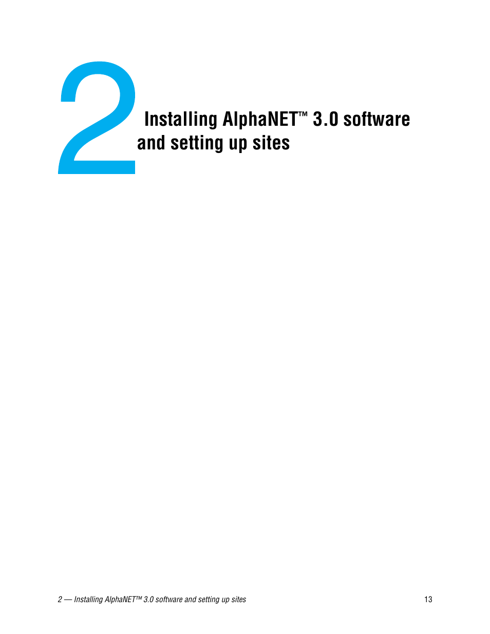 Installing alphanet, 0 software and setting up sites | WaveWare Adaptive AlphaNet User Manual | Page 13 / 150