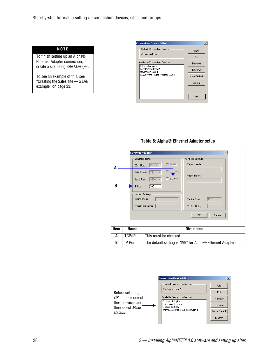 WaveWare Adaptive AlphaNet User Manual | Page 28 / 150