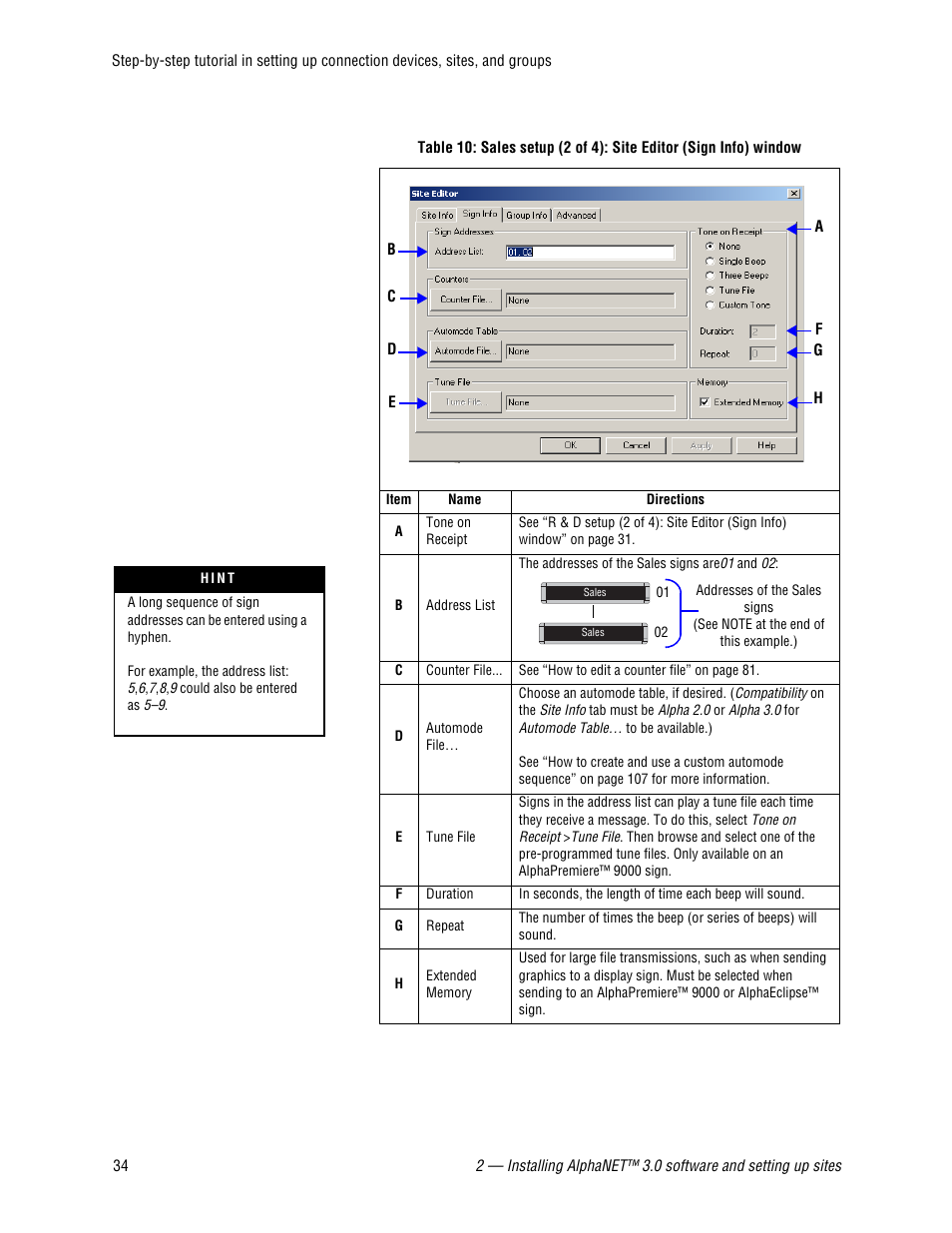 WaveWare Adaptive AlphaNet User Manual | Page 34 / 150