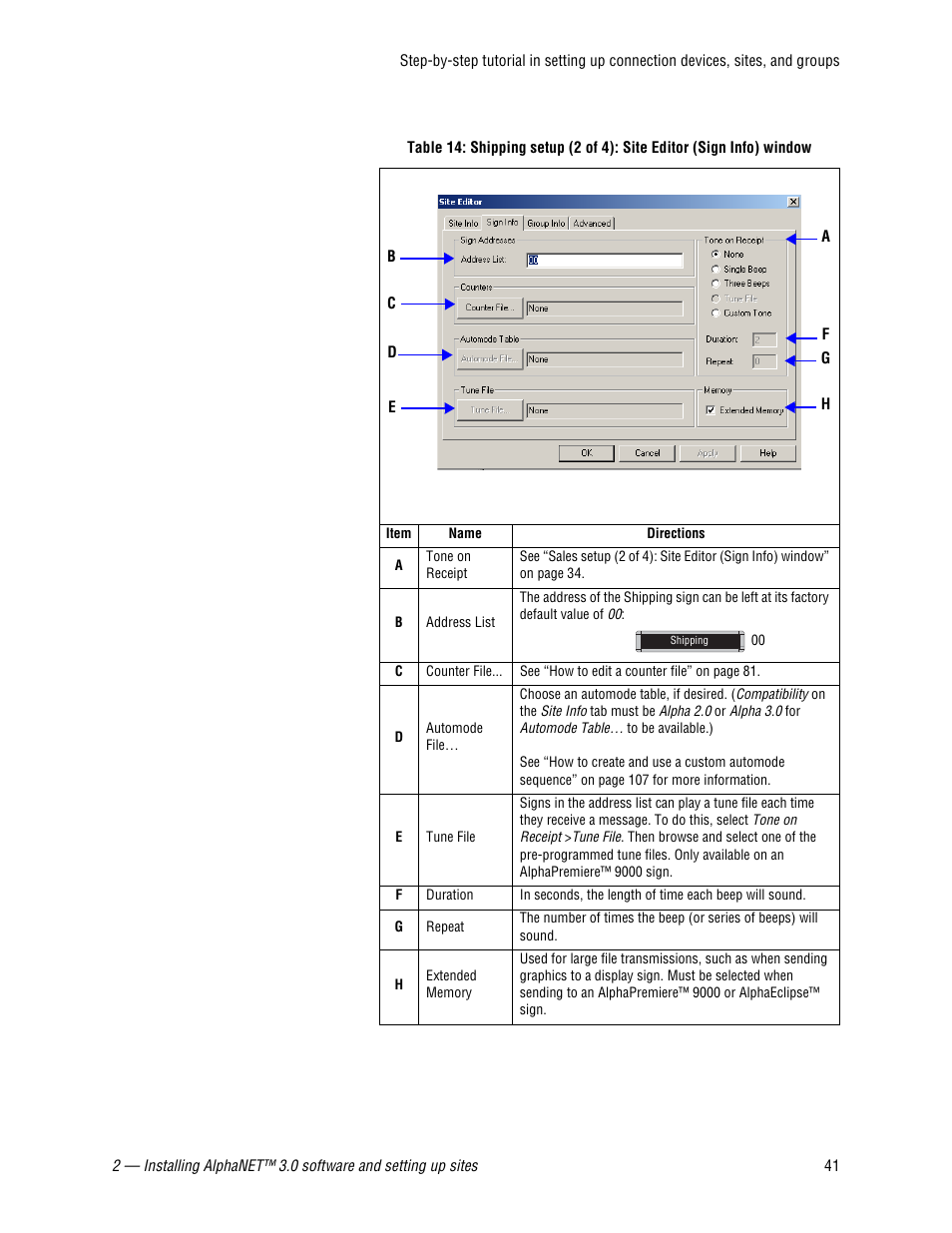 WaveWare Adaptive AlphaNet User Manual | Page 41 / 150