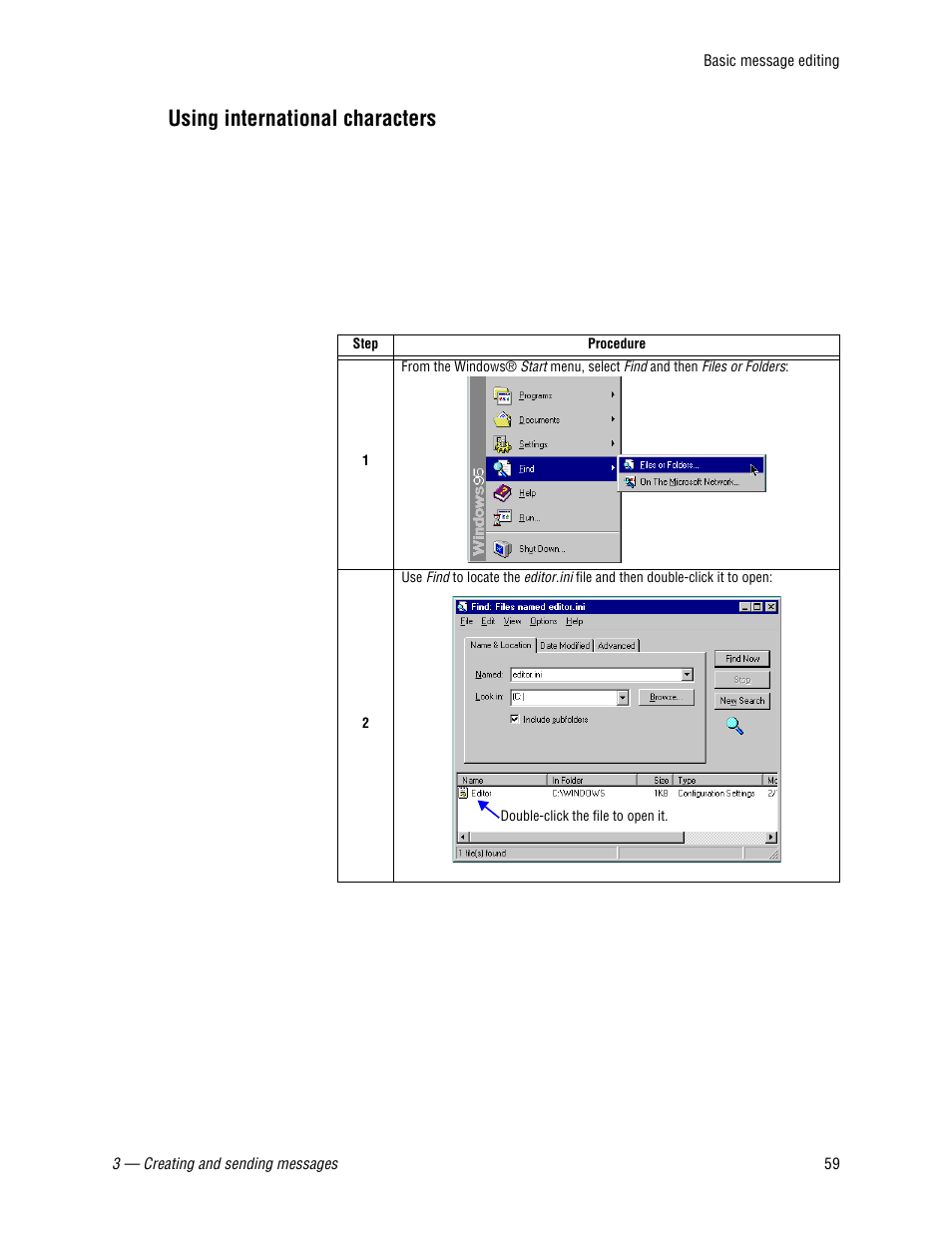 Using international characters | WaveWare Adaptive AlphaNet User Manual | Page 59 / 150