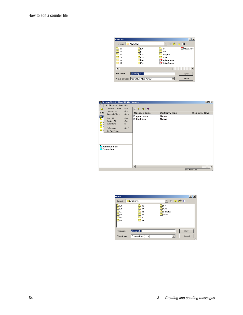 WaveWare Adaptive AlphaNet User Manual | Page 84 / 150