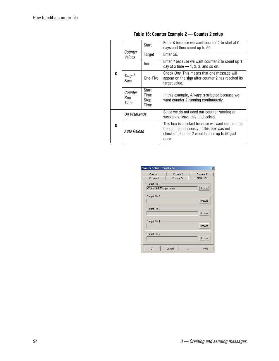 WaveWare Adaptive AlphaNet User Manual | Page 94 / 150