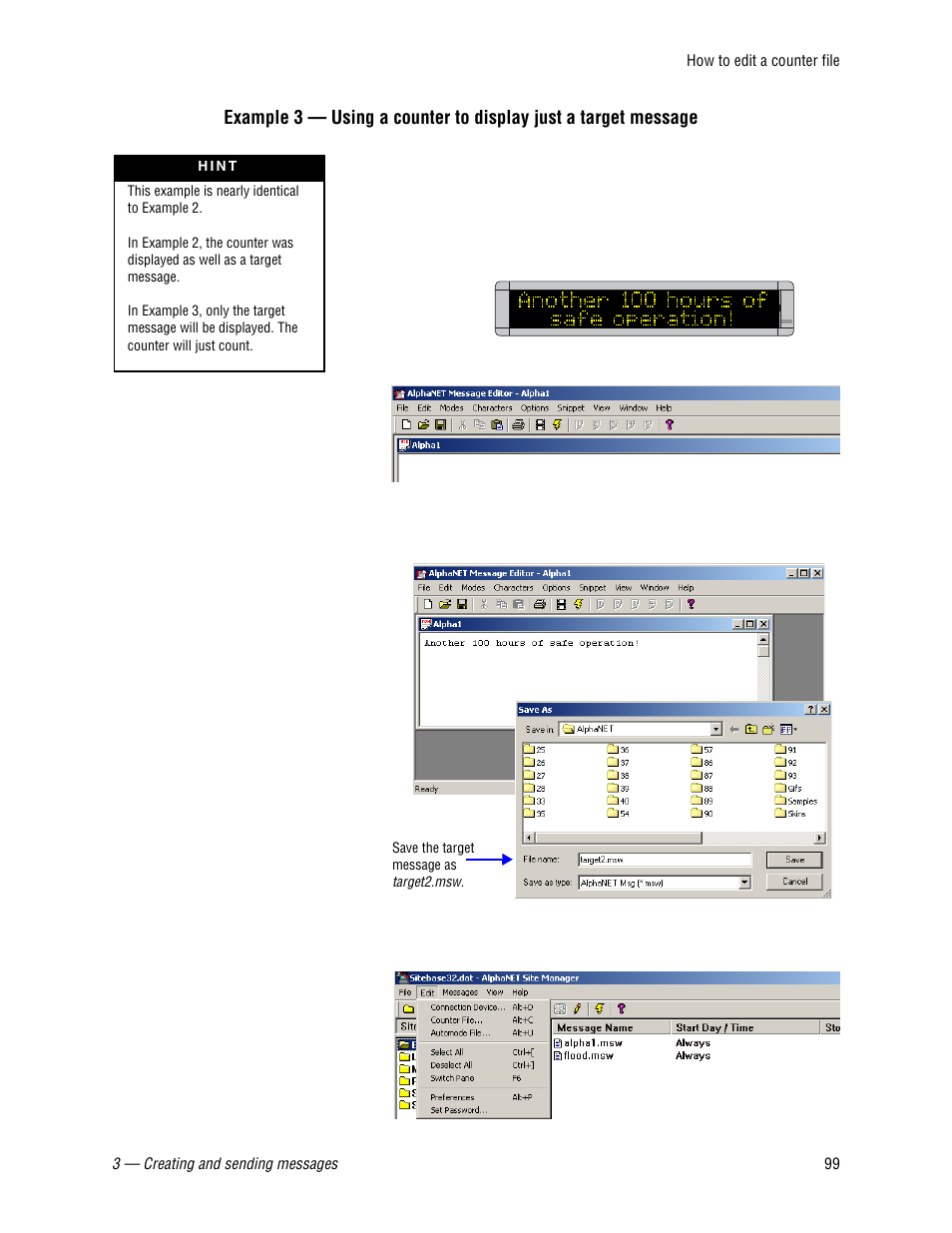 WaveWare Adaptive AlphaNet User Manual | Page 99 / 150